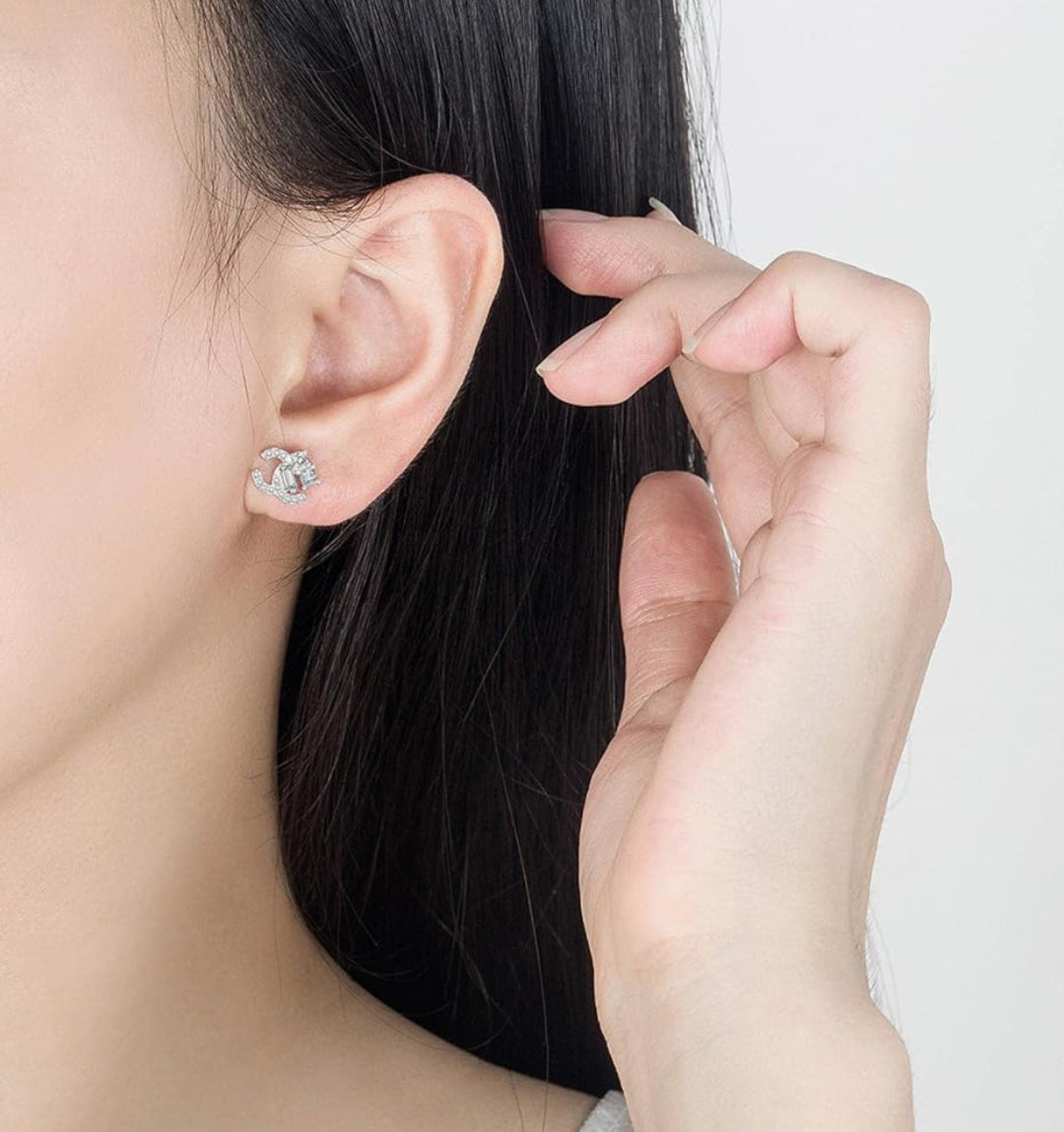 CC earrings